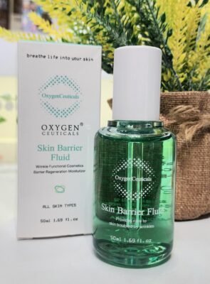 🌿 Oxygen Ceuticals Skin Barrier Fluid 綠氧活彈安瓶 50ml｜屏障修復＋抗皺提升
