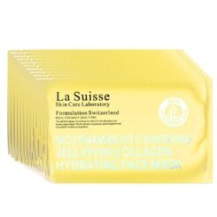 La Suisse 煙酸胺精華VIT-C膠原面膜，改善膚色暗啞、均勻膚色、減少色素沉澱