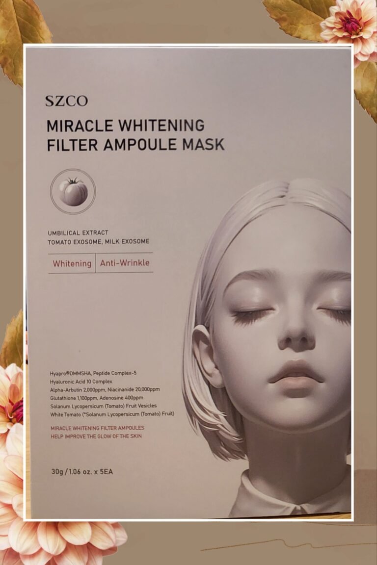 SZCO Miracle 白蕃茄面膜 1盒5片