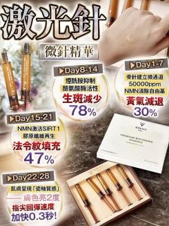 日本Bibali Pro NMN無痛微針導入激光針 (8ml x5支)