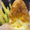 蜜糖色黃晶龍蛋·