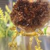 深黃焦糖色黃金水晶心心💛🧡🤎招財升運