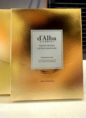 🌟 d’Alba 白松露緊緻提升面膜4片